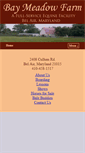 Mobile Screenshot of baymeadowfarm.net